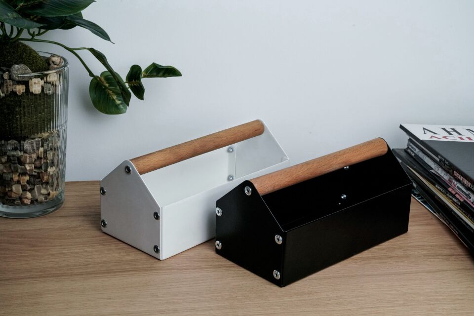 HNH-402 METAL KUTU | Ahşap Saplı Endüstriyel Kutu