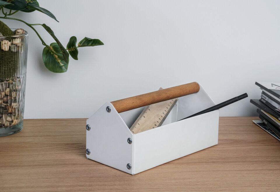 HNH-402 METAL KUTU | Ahşap Saplı Endüstriyel Kutu