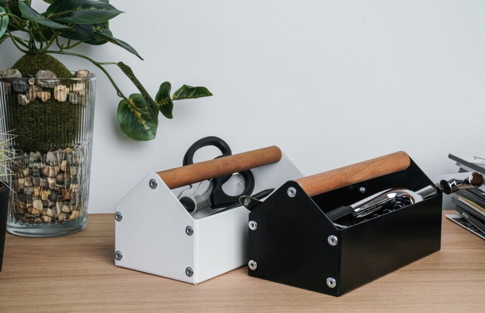 HNH-402 METAL KUTU | Ahşap Saplı Endüstriyel Kutu