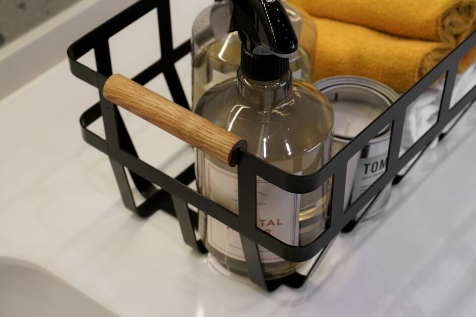 HNH-500 METAL SEPET | Ahşap Saplı Tel Örgü Sepet