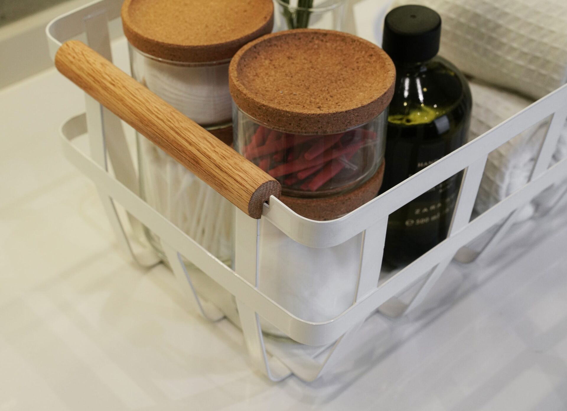 HNH-500 METAL SEPET | Ahşap Saplı Tel Örgü Sepet