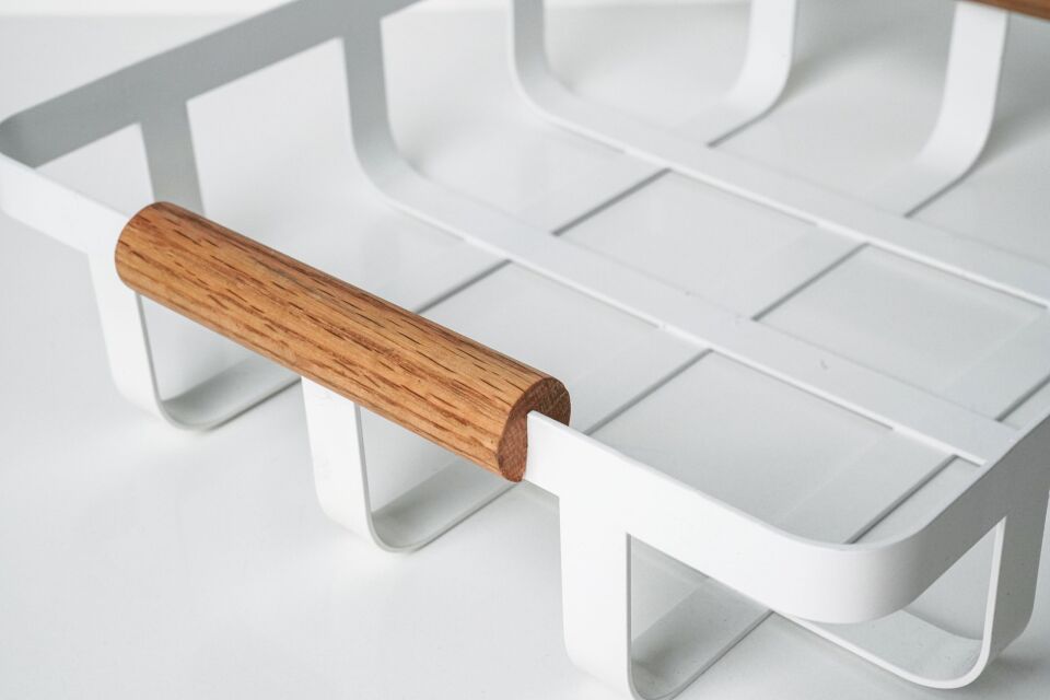 HNH-500 METAL SEPET | Ahşap Saplı Tel Örgü Sepet