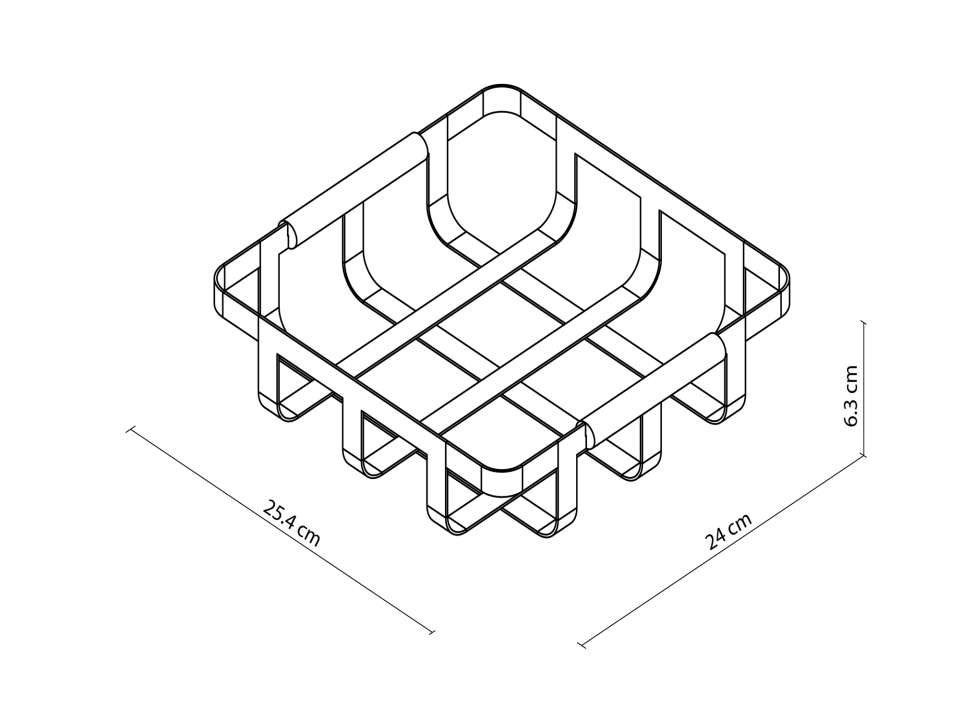 HNH-501 METAL SEPET | Ahşap Saplı Örgü Meyve Sepeti