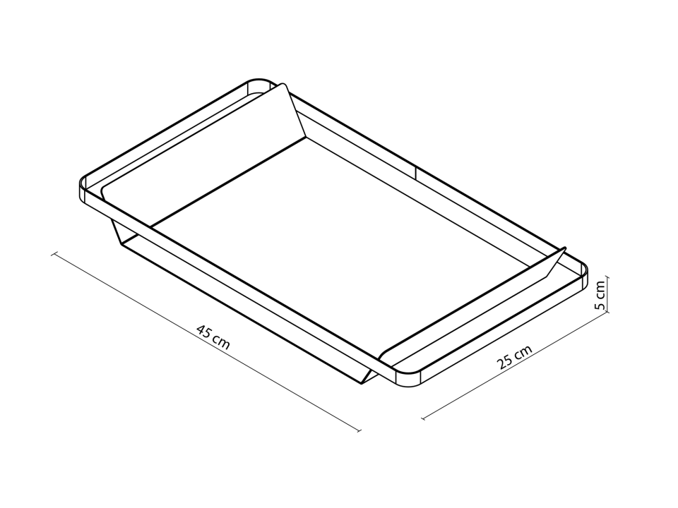 HNH-701 METAL TEPSİ | Pastel Servis ve Sunum Tepsisi