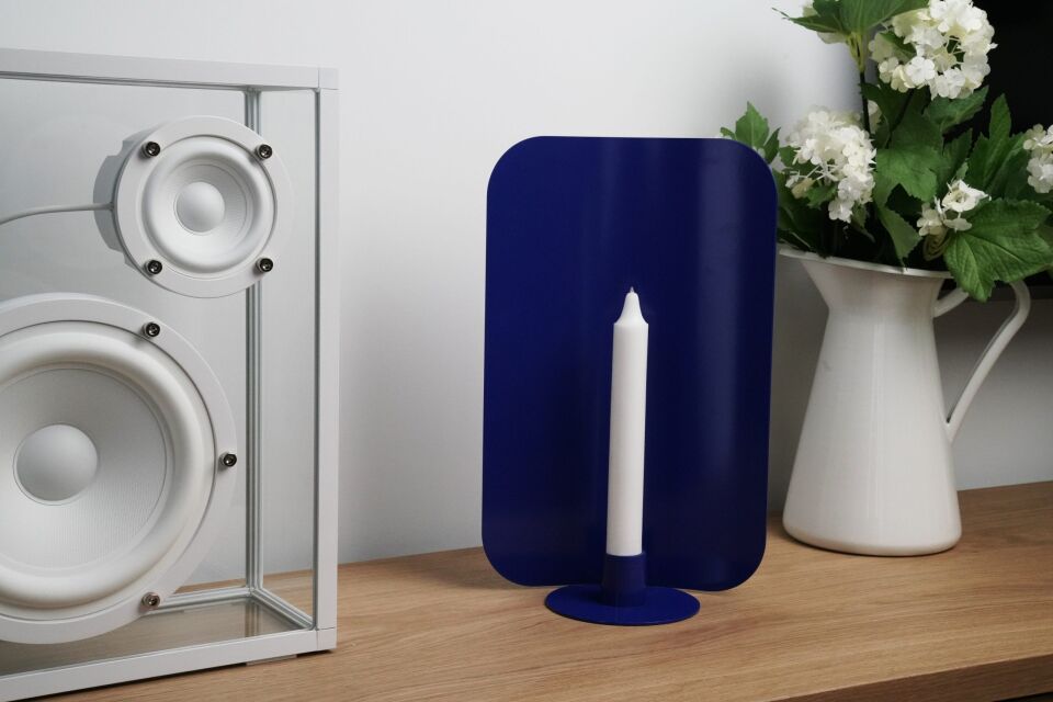 HNH-200 DUVAR ASKILI MUMLUK | Meşale Esintili Metal Mumluk