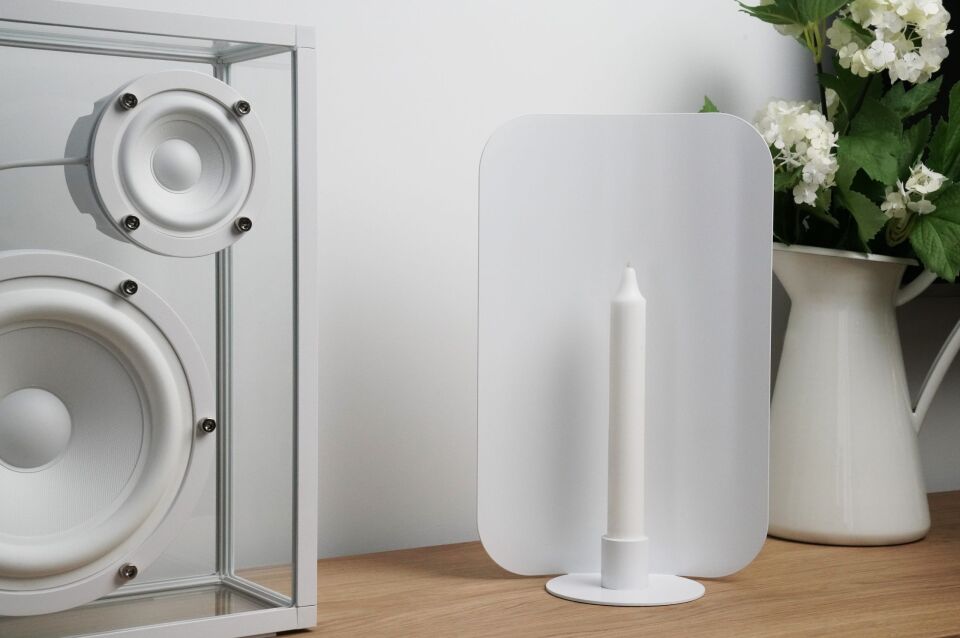 HNH-200 DUVAR ASKILI MUMLUK | Meşale Esintili Metal Mumluk