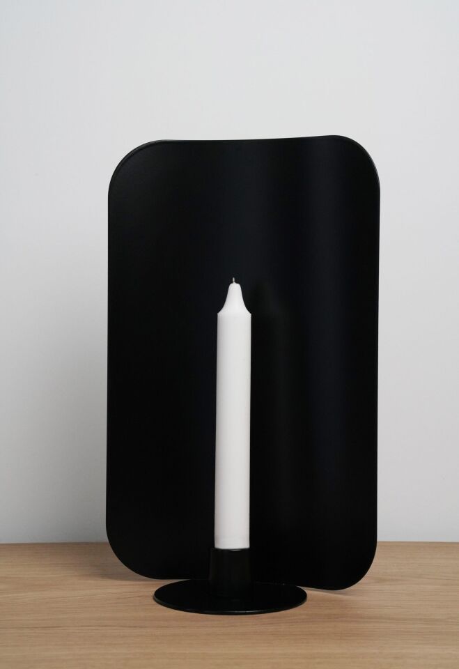 HNH-200 DUVAR ASKILI MUMLUK | Meşale Esintili Metal Mumluk