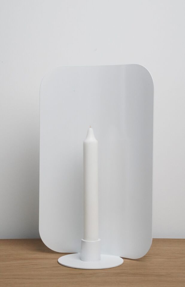 HNH-200 DUVAR ASKILI MUMLUK | Meşale Esintili Metal Mumluk