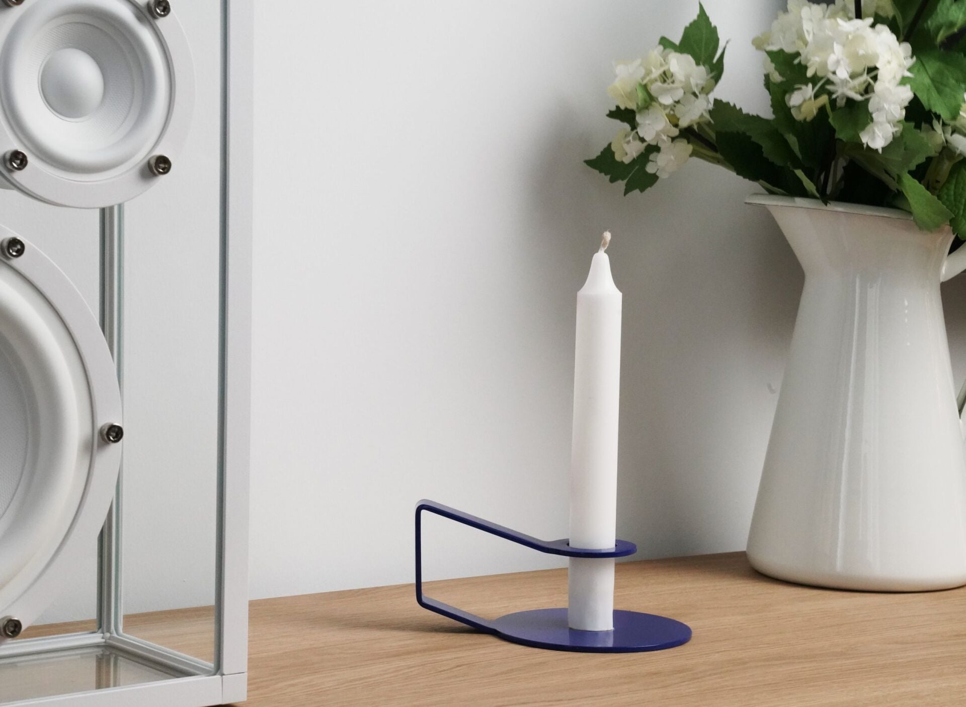 HNH-201 MUMLUK | Vintage Tutmalı Metal Mumluk