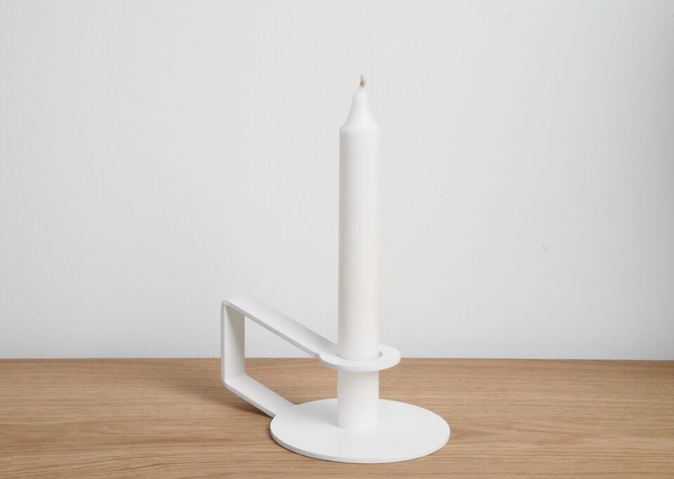 HNH-201 MUMLUK | Vintage Tutmalı Metal Mumluk