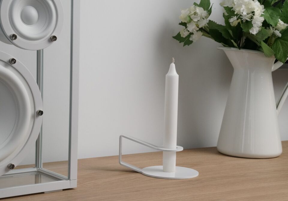 HNH-201 MUMLUK | Vintage Tutmalı Metal Mumluk