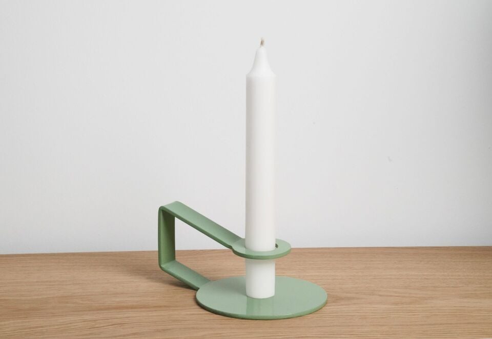 HNH-201 MUMLUK | Vintage Tutmalı Metal Mumluk