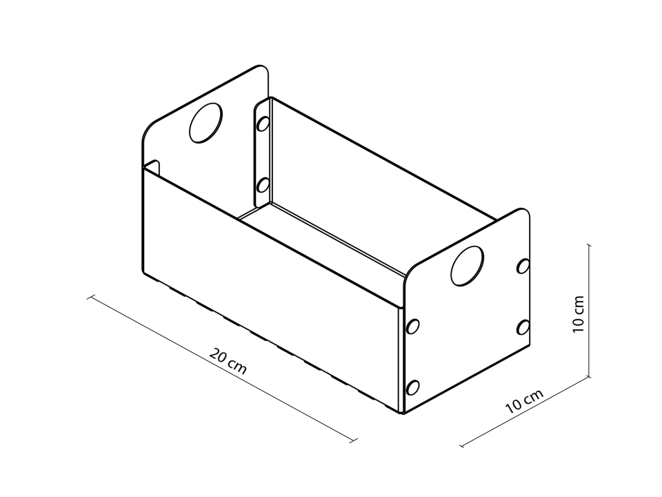 HNH-202 MUMLUK | Üçlü Tek Parça Metal Mumluk