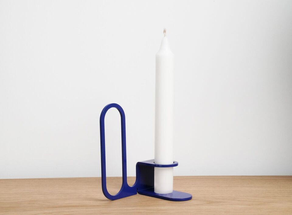 HNH-203 MUMLUK | İğneli Minimal Metal Mumluk