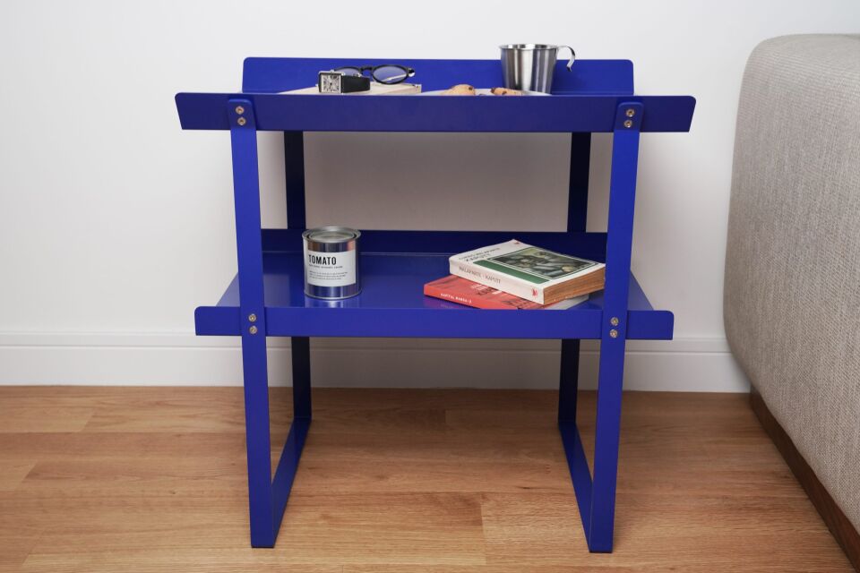 HNH-100 SEHPA | İki Katlı Metal Yan Sehpa