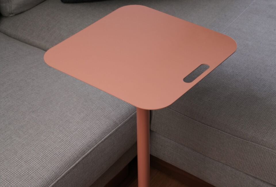 HNH-101 BİSTRO SEHPA | Tek Ayaklı Metal Sehpa