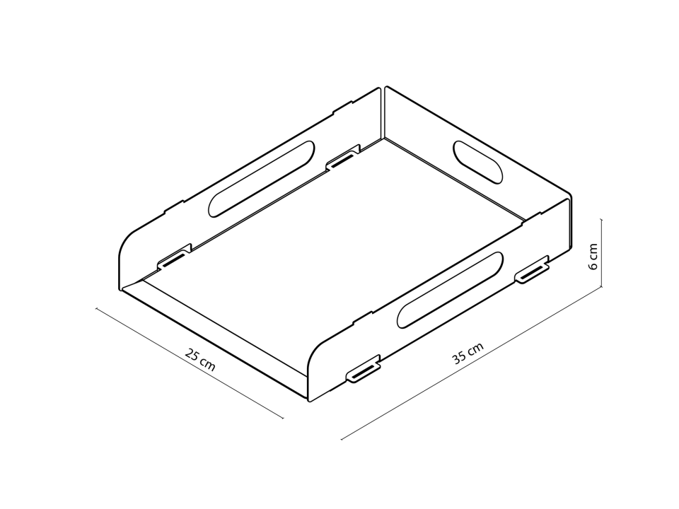 HNH-300 DÜZENLEYİCİ | Modüler Metal Kağıt Organizer