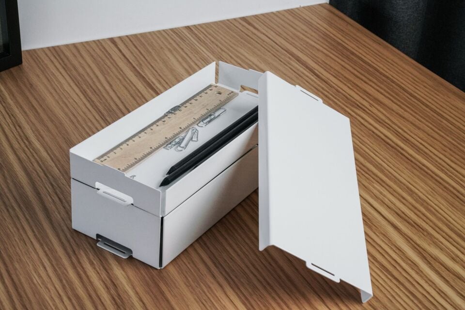 HNH-400 KAPAKLI KUTU | Modüler Metal Organizer