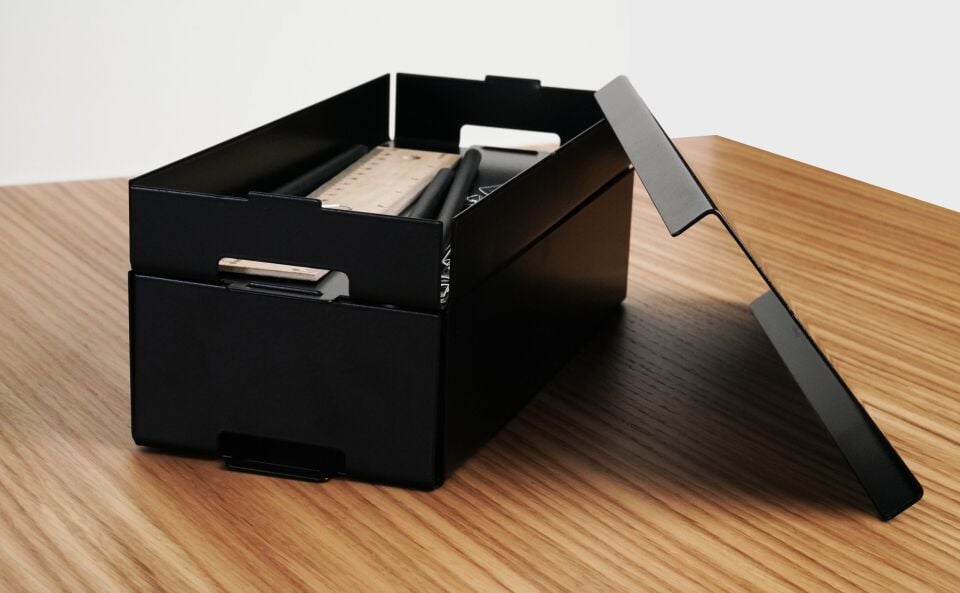 HNH-400 KAPAKLI KUTU | Modüler Metal Organizer