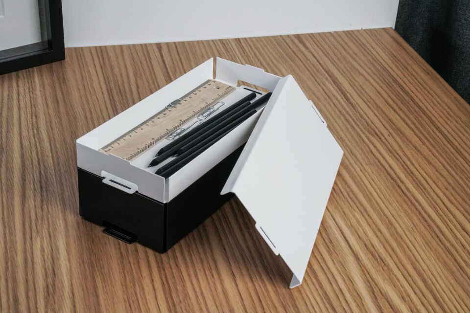 HNH-401 KAPAKLI KUTU | Modüler Metal Organizer