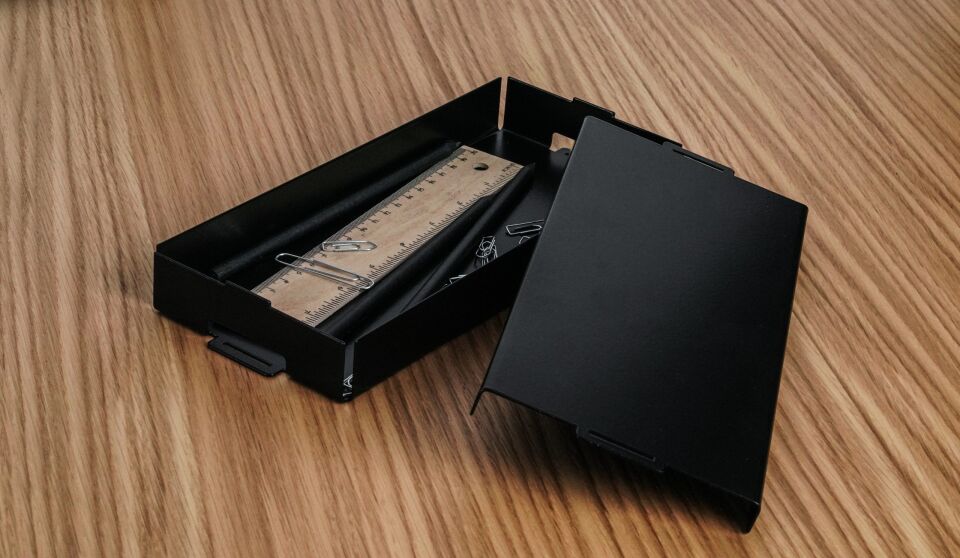 HNH-401 KAPAKLI KUTU | Modüler Metal Organizer