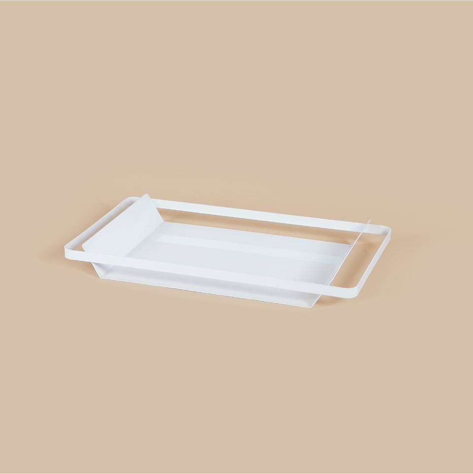 METALLO TEPSİ | Metal Tepsi - Beyaz