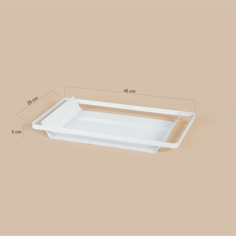 METALLO TEPSİ | Metal Tepsi - Siyah