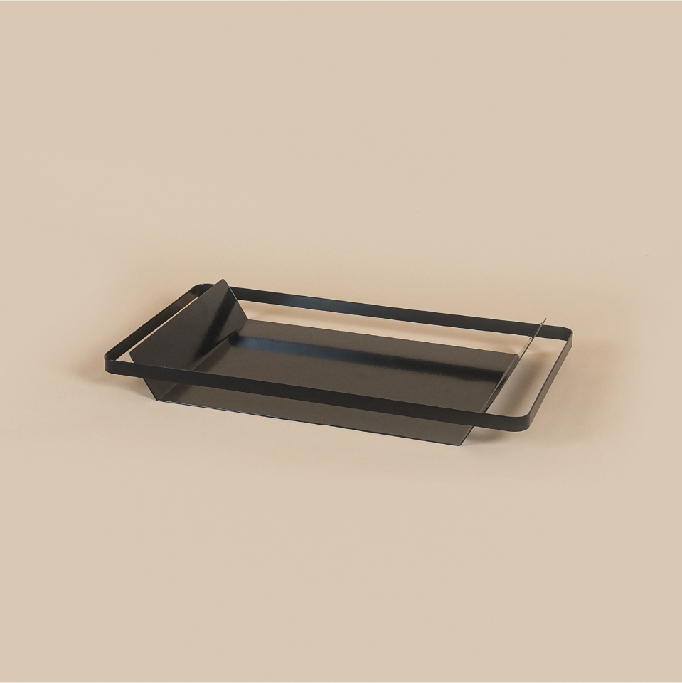 METALLO TEPSİ | Metal Tepsi - Siyah