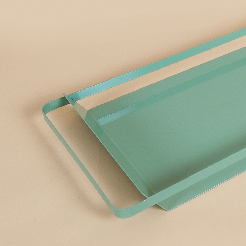 METALLO TEPSİ | Metal Tepsi - Mint Yeşil
