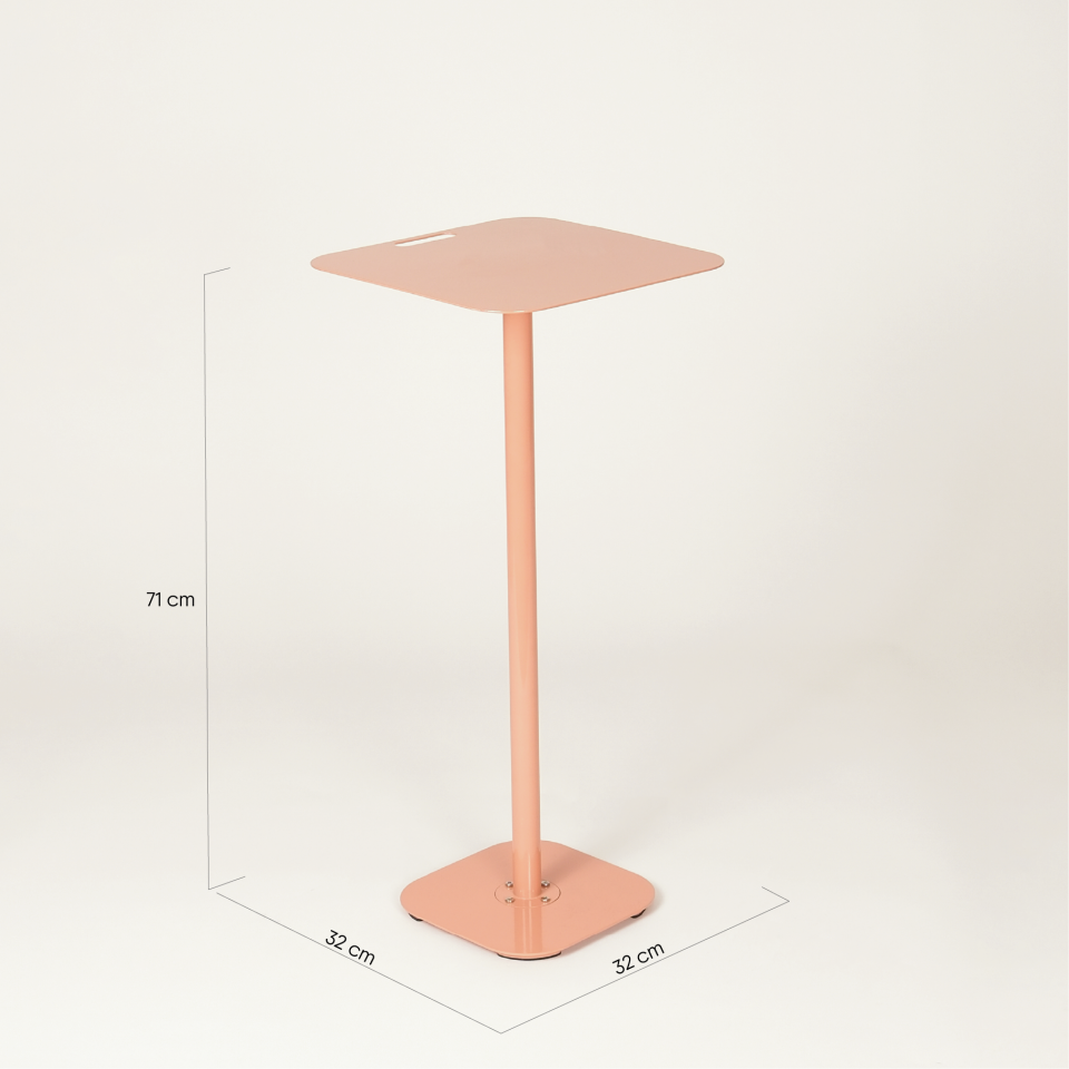 SLİM BİSTRO SEHPA | Metal Sehpa - Mavi
