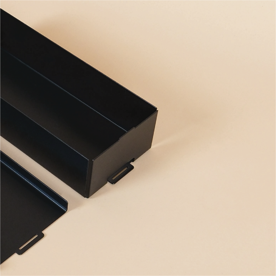 GRAPHITE KUTU M | Modüler Metal Organizer - Siyah