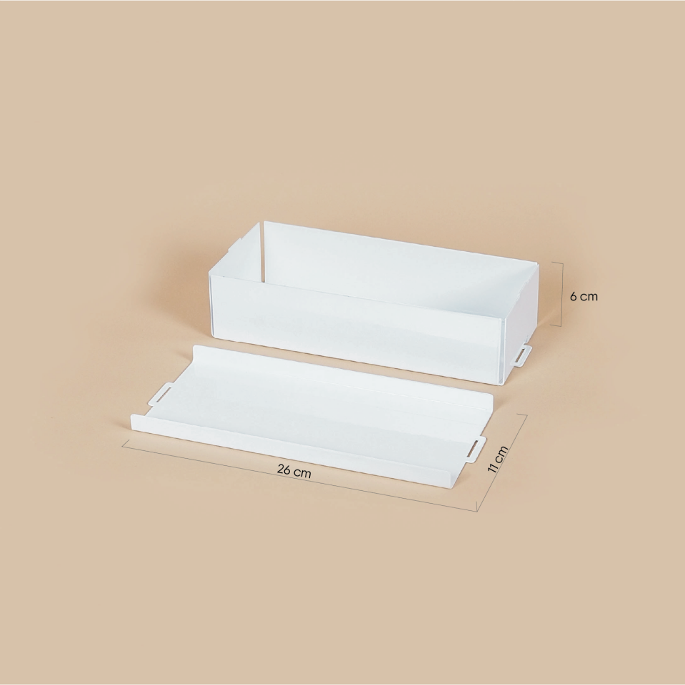 GRAPHITE KUTU M | Modüler Metal Organizer - Siyah