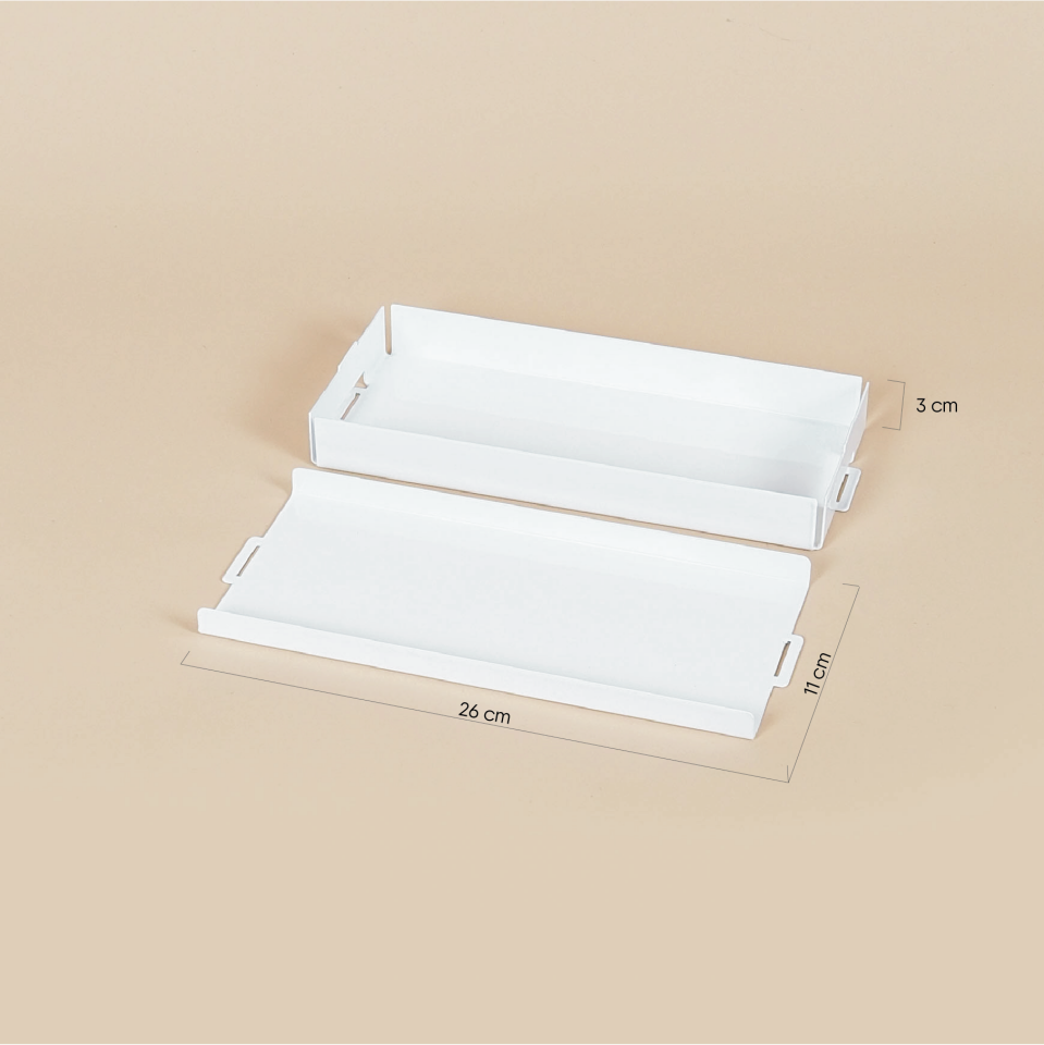 GRAPHITE KUTU S | Modüler Metal Organizer - Siyah