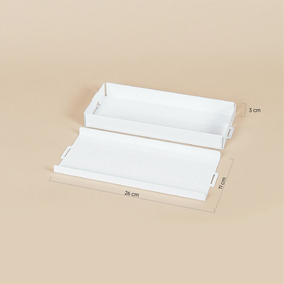 GRAPHITE KUTU S | Modüler Metal Organizer - Siyah